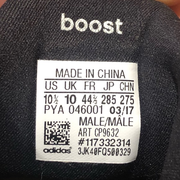 Adidas Ultra Boost 3.0 Pride Black Multicolor Shoe - Picture 7 of 8